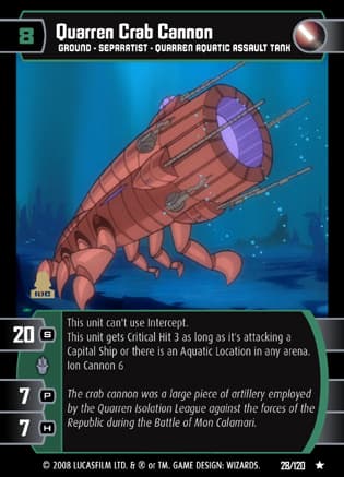 Quarren Crab Cannon