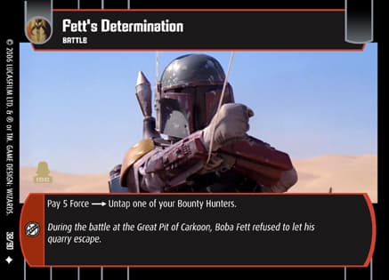 Fett's Determination