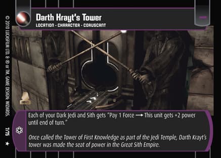 Darth Krayt's Tower
