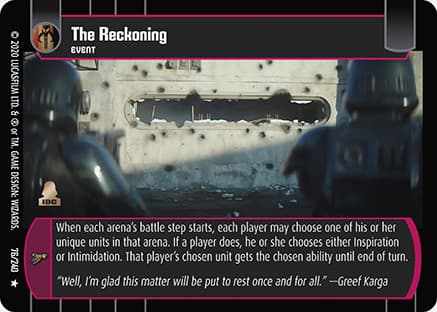 The Reckoning