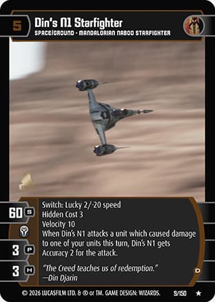 Din's N1 Starfighter (D)