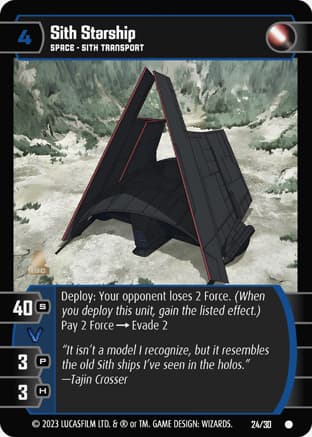 Sith Starship