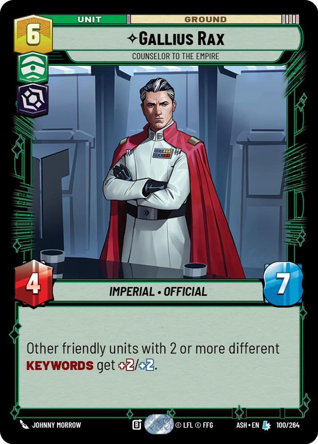 Gallius Rax - Counselor to the Empire