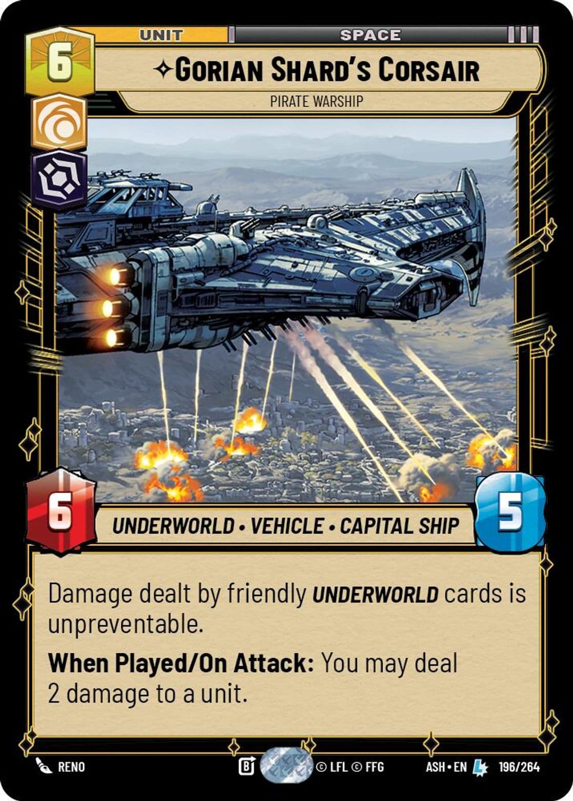 Gorian Shard's Corsair - Pirate Warship