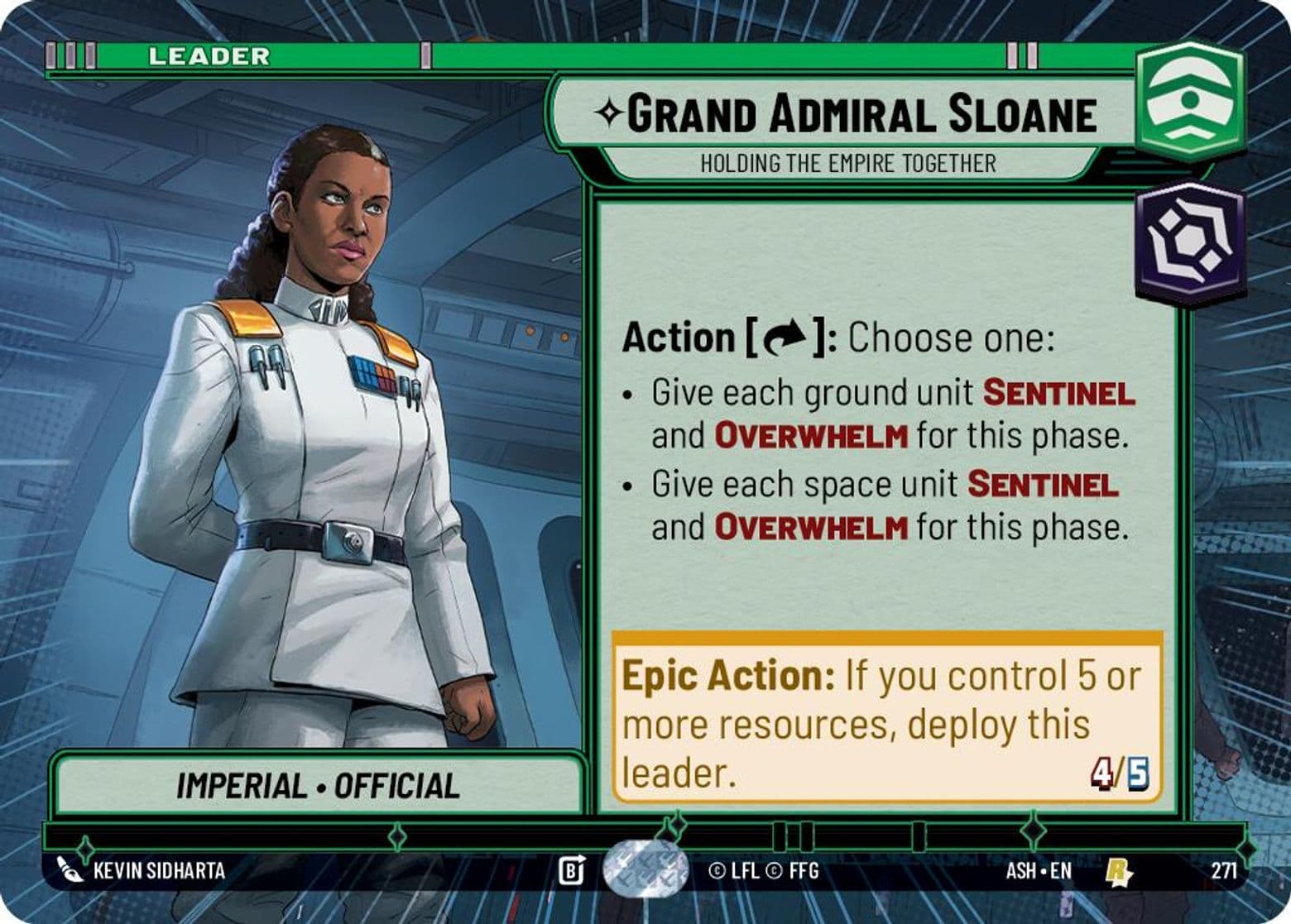 Grand Admiral Sloane - Holding the Empire Together