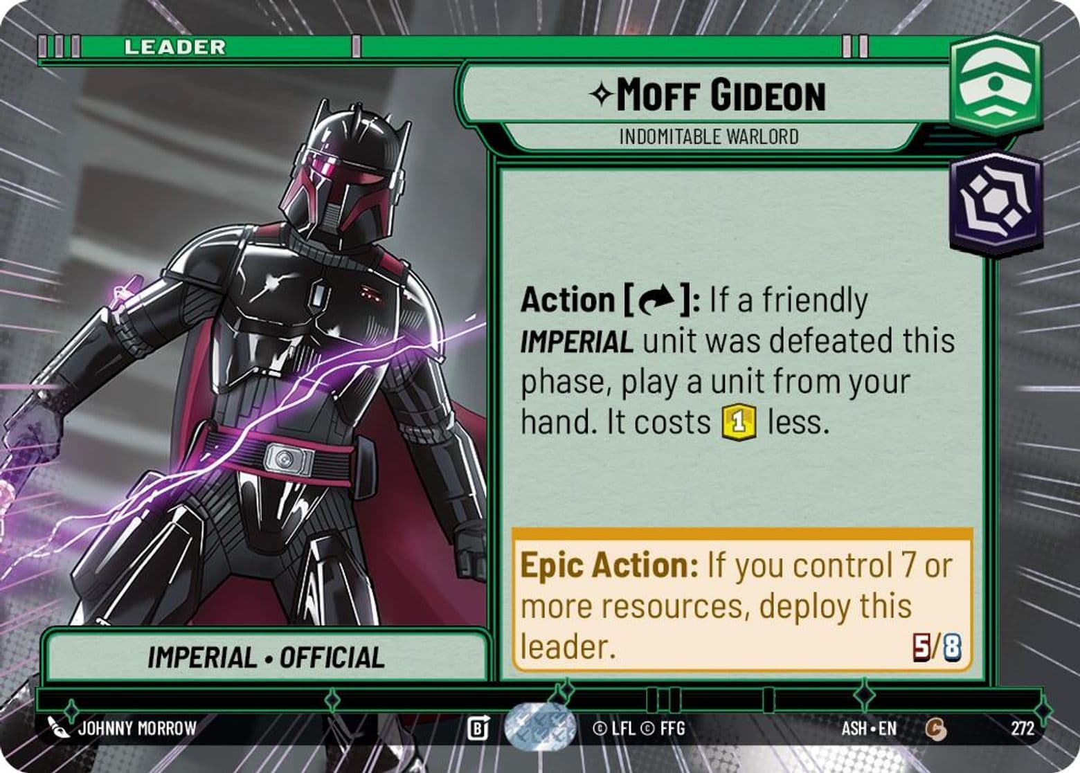 Moff Gideon - Indomitable Warlord