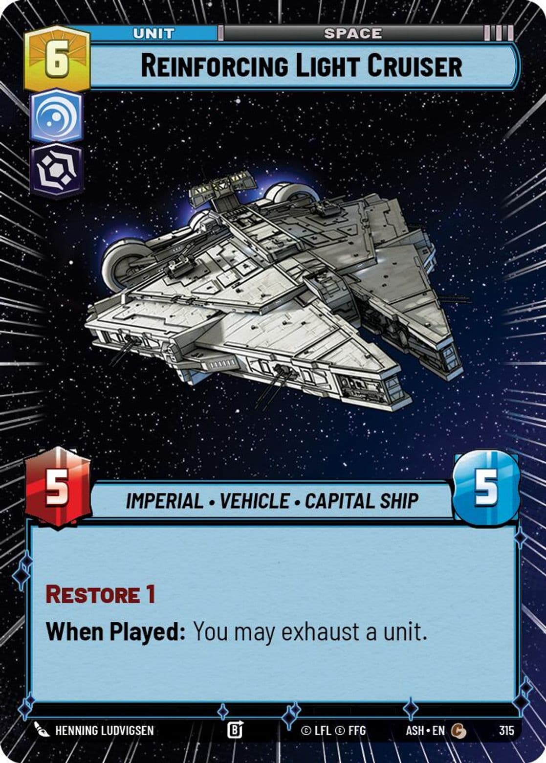 Reinforcing Light Cruiser