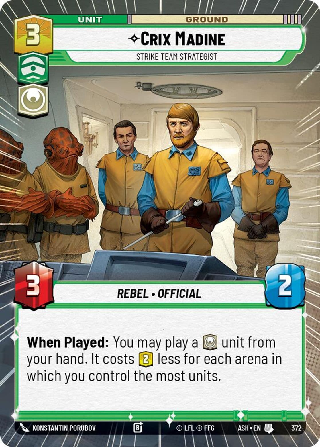 Crix Madine - Strike Team Strategist