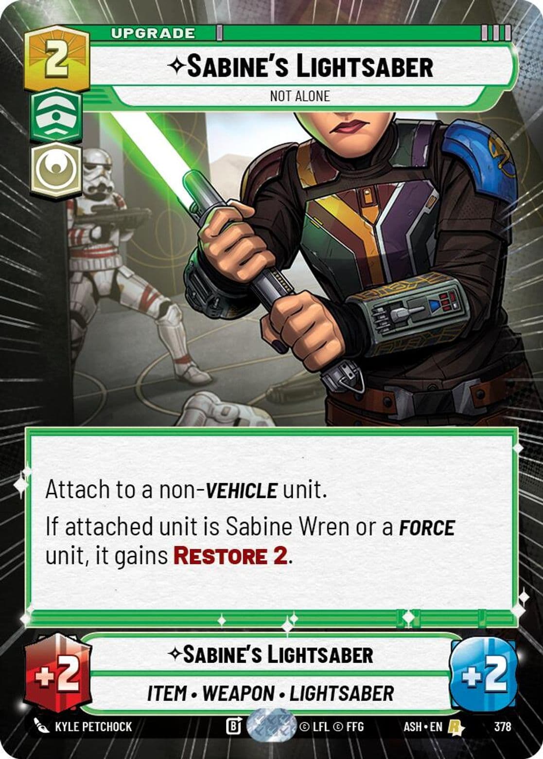 Sabine's Lightsaber - Not Alone