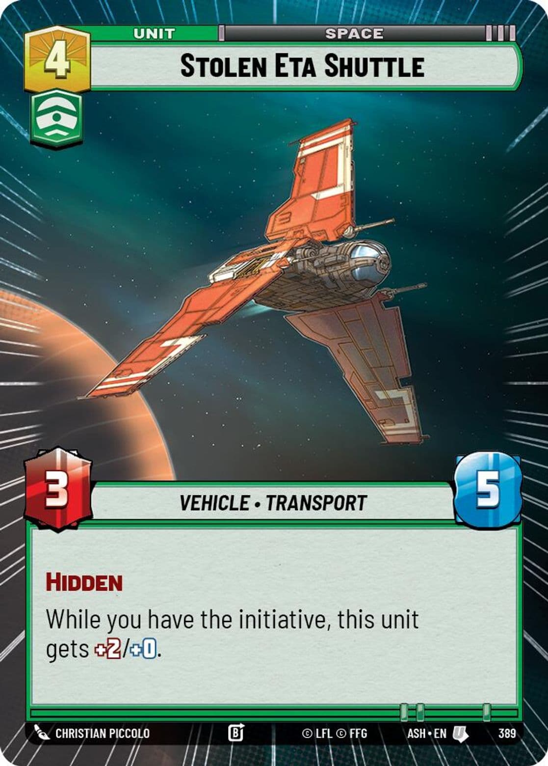 Stolen Eta Shuttle