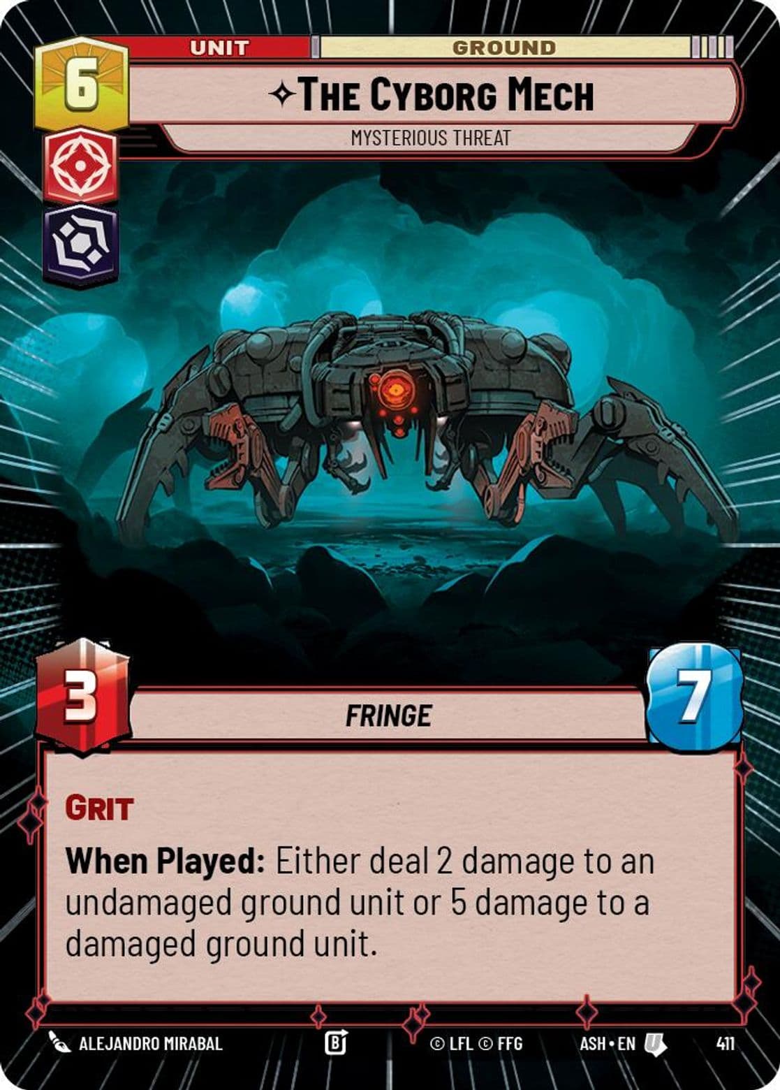 The Cyborg Mech - Mysterious Threat