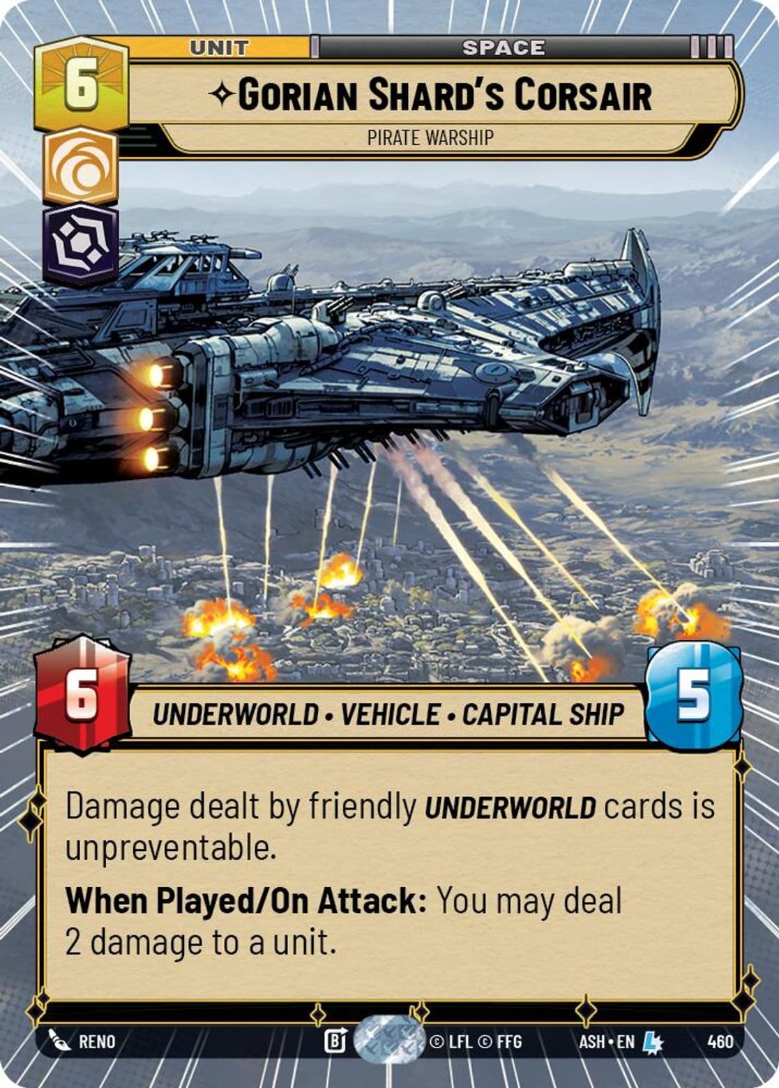 Gorian Shard's Corsair - Pirate Warship
