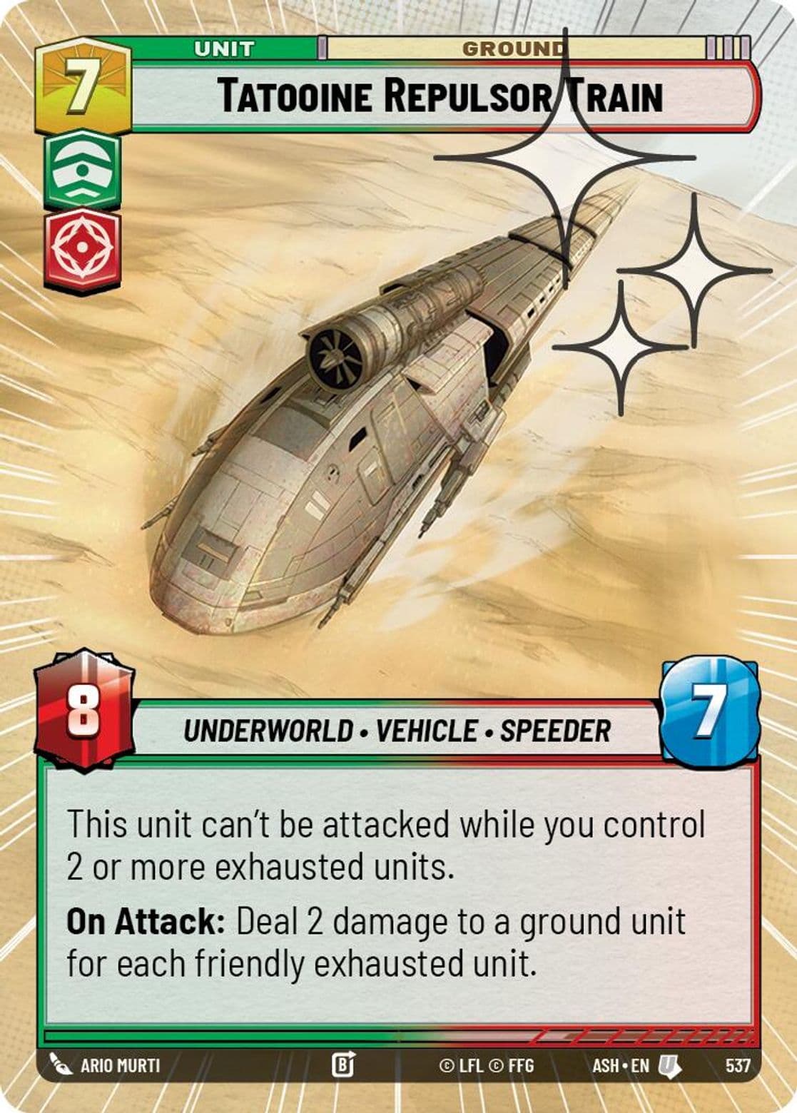 Tatooine Repulsor Train