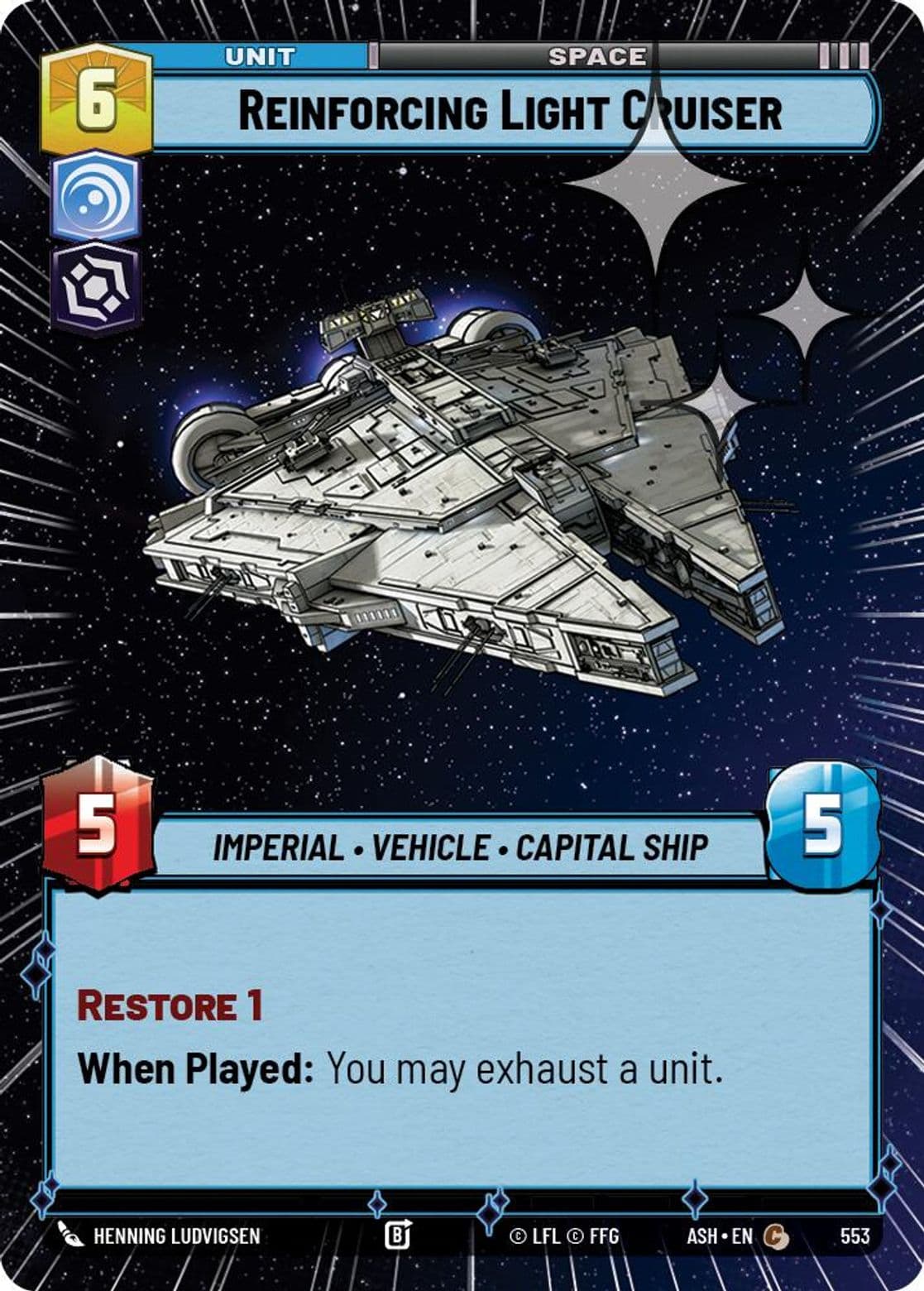Reinforcing Light Cruiser