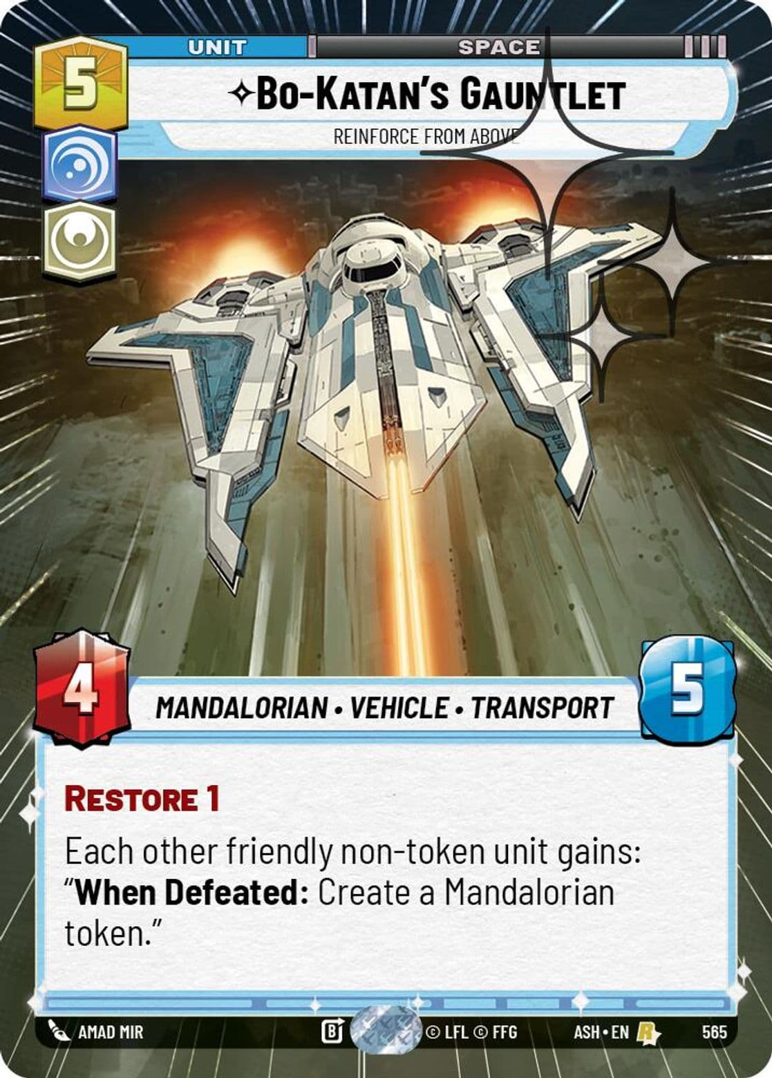 Bo-Katan's Gauntlet - Reinforce from Above