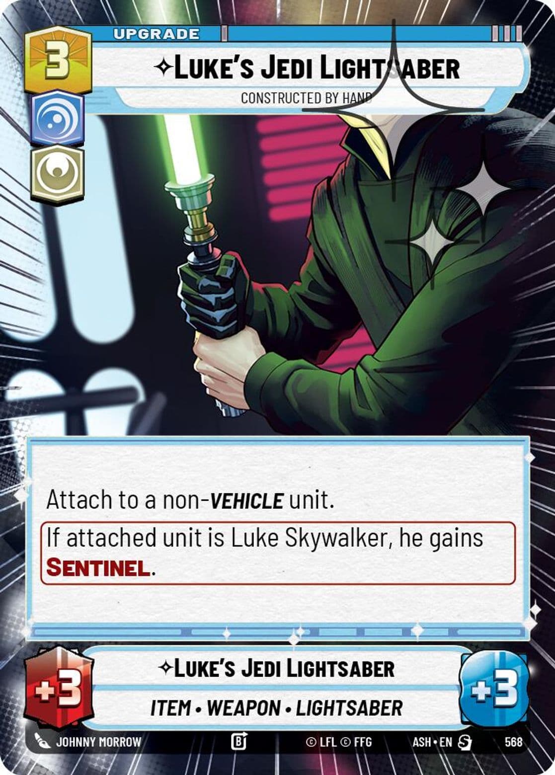 Luke's Jedi Lightsaber - Constructed by Hand