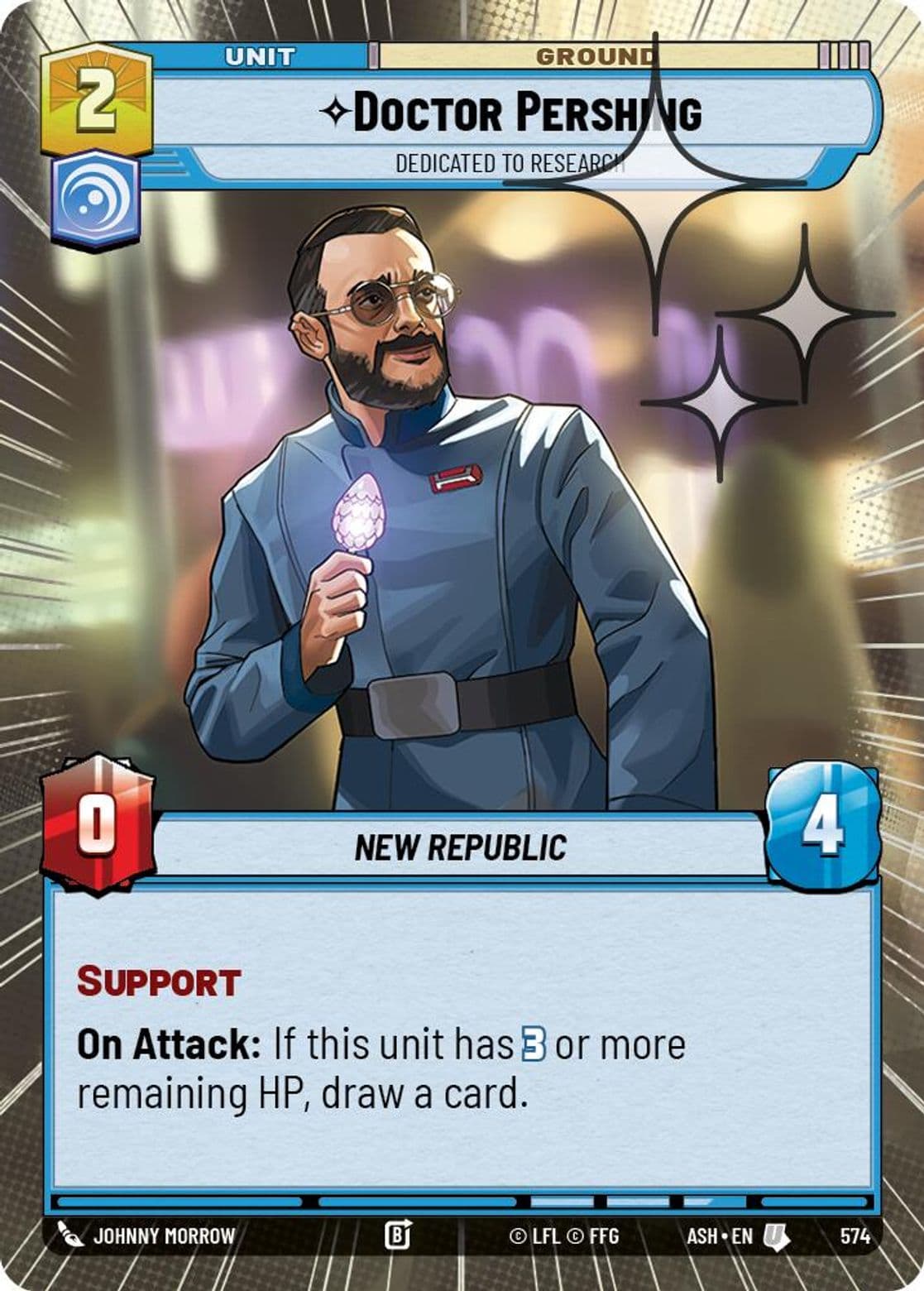 Doctor Pershing - Dedicated to Research