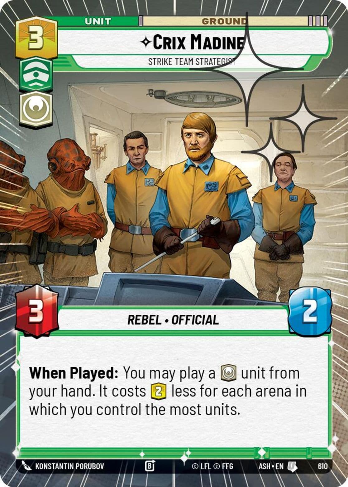Crix Madine - Strike Team Strategist