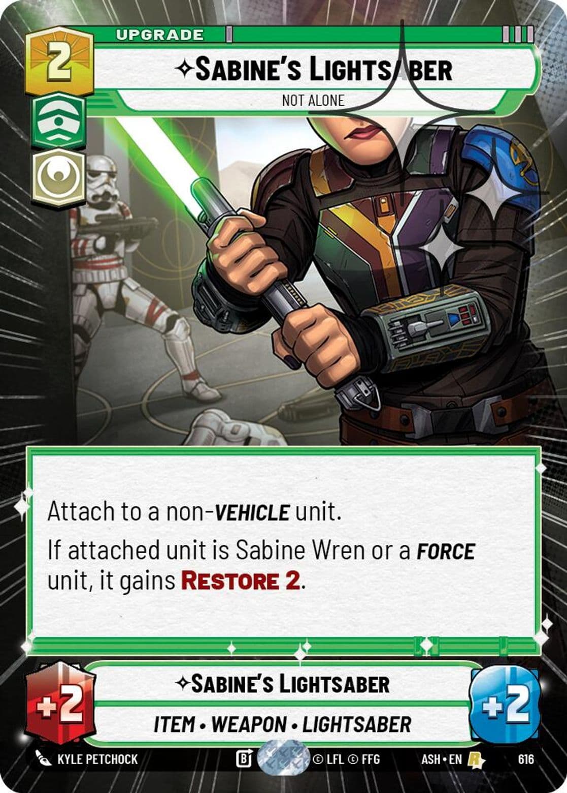 Sabine's Lightsaber - Not Alone