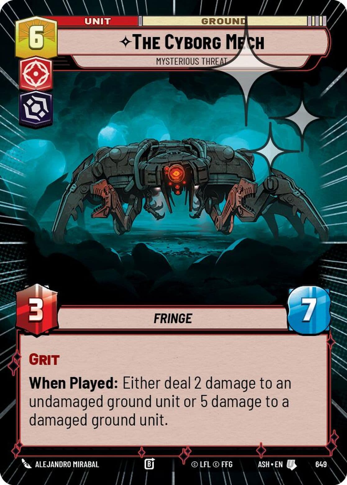 The Cyborg Mech - Mysterious Threat