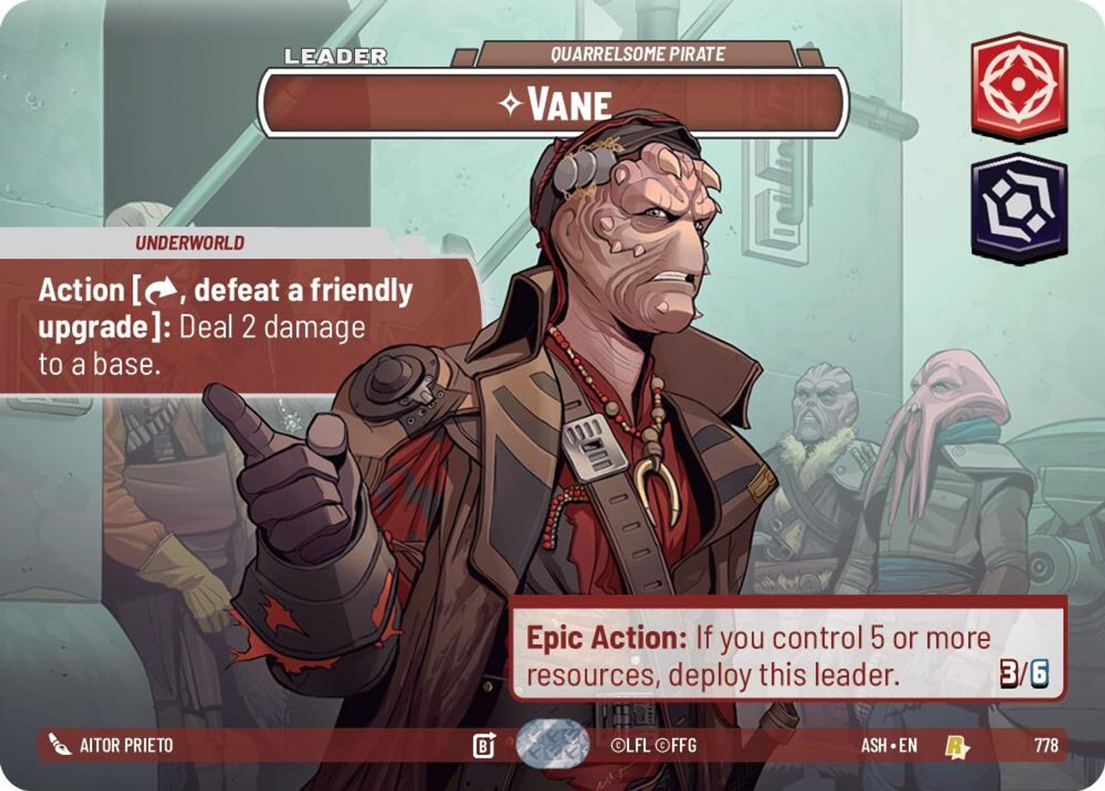Vane - Quarrelsome Pirate