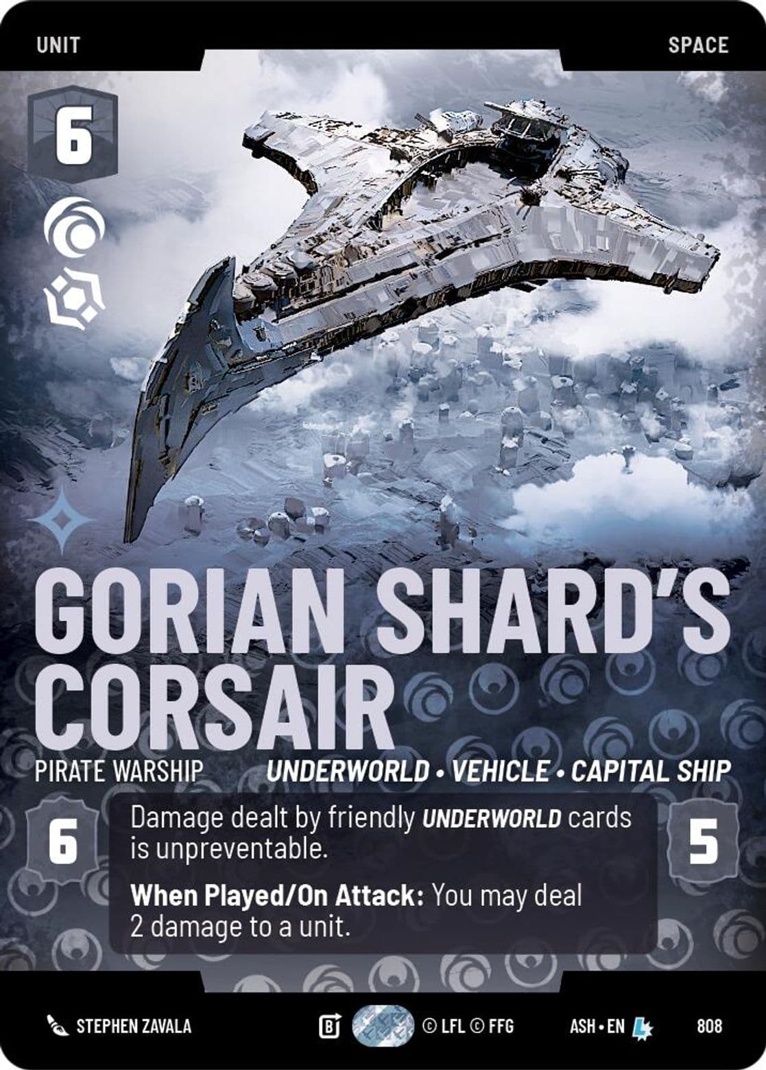 Gorian Shard's Corsair - Pirate Warship