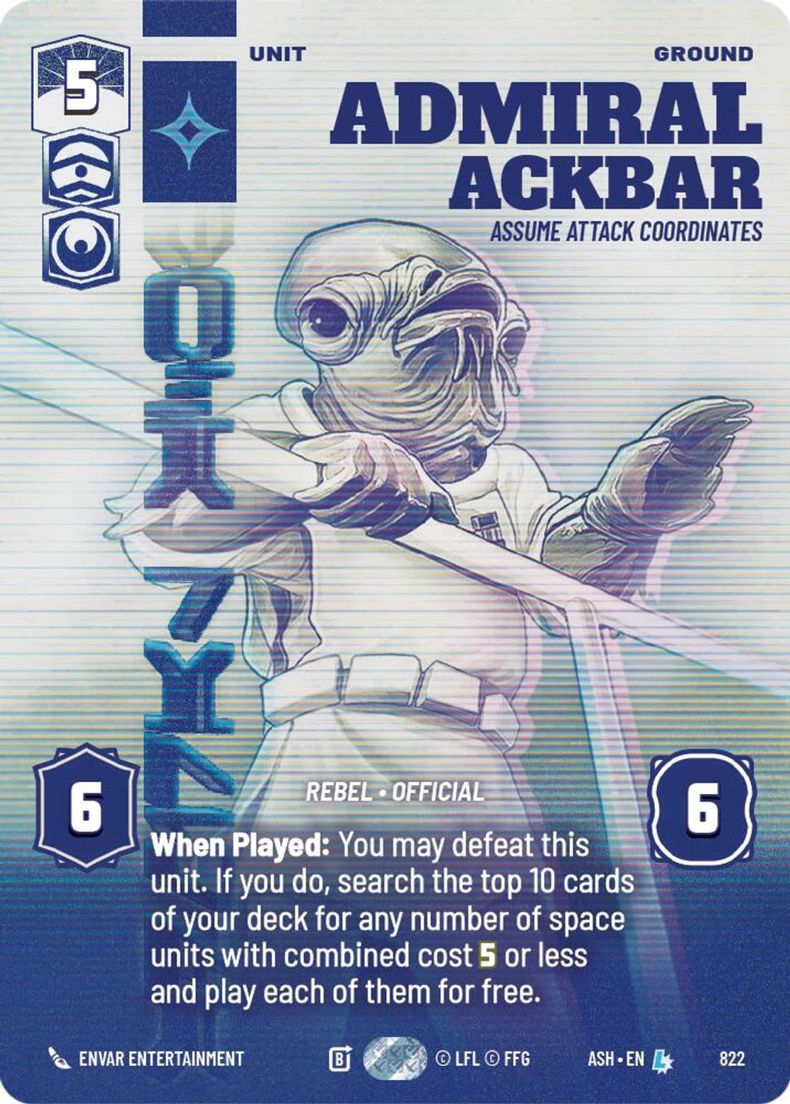 Admiral Ackbar - Assume Attack Coordinates