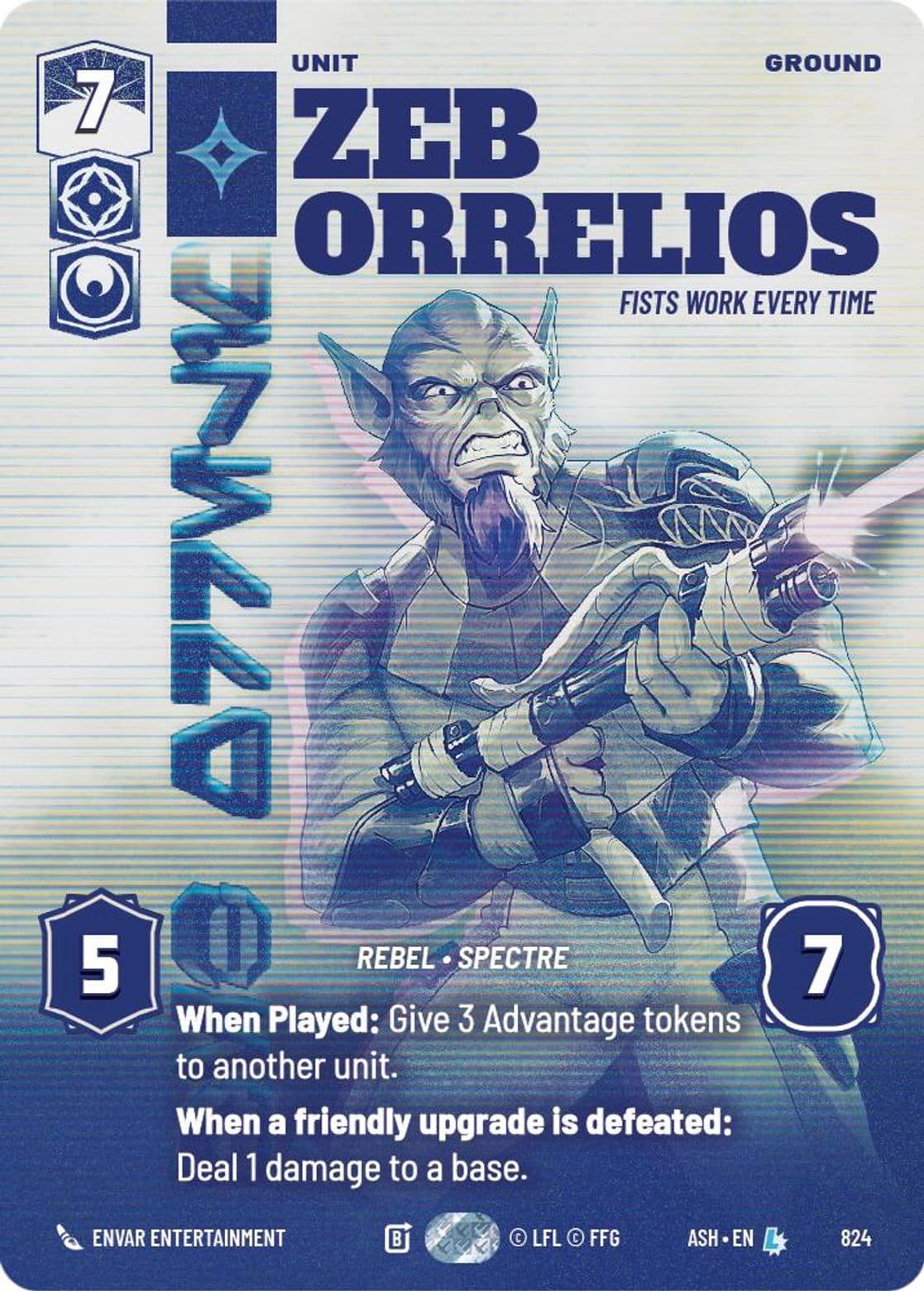 Zeb Orrelios - Fists Work Every Time