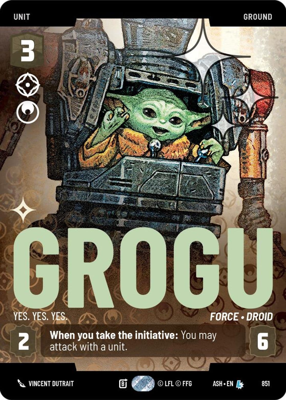 Grogu - Yes. Yes. Yes.