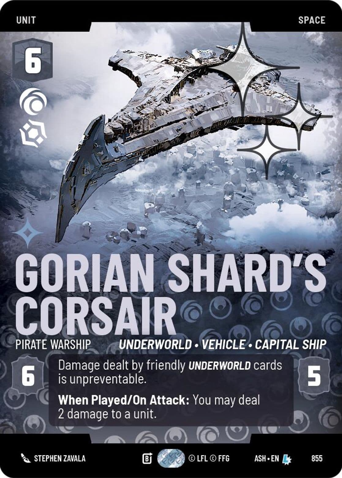 Gorian Shard's Corsair - Pirate Warship