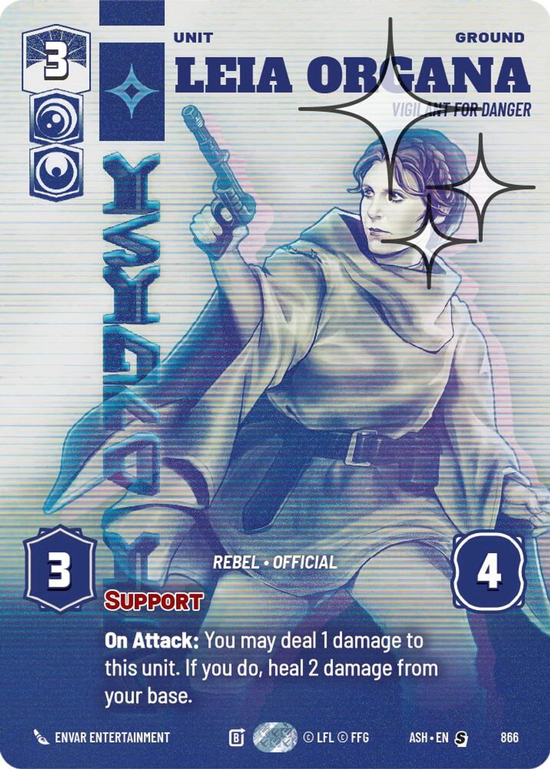 Leia Organa - Vigilant for Danger