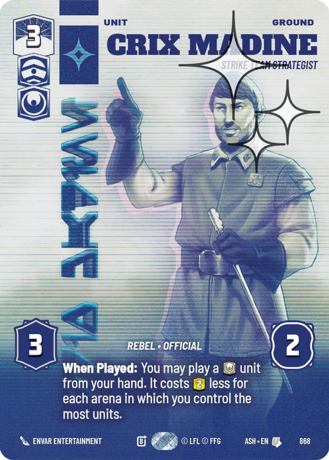 Crix Madine - Strike Team Strategist