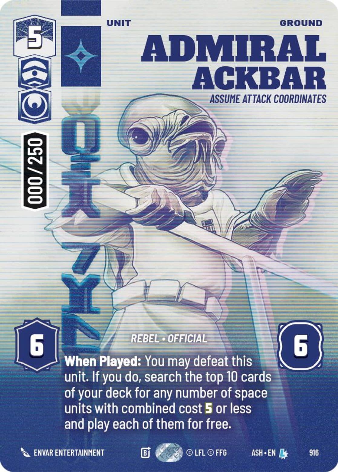 Admiral Ackbar - Assume Attack Coordinates