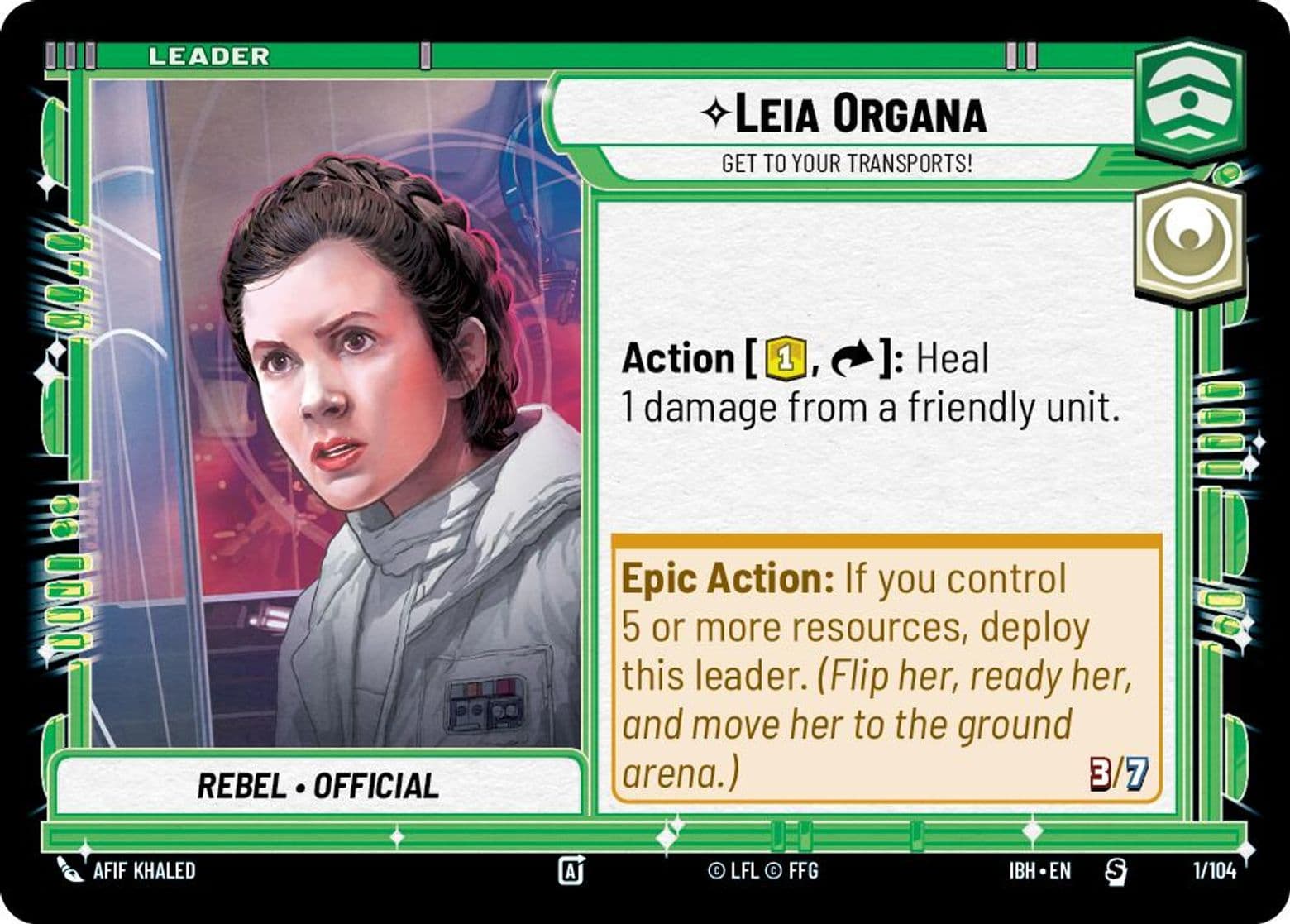 Leia Organa - Get to Your Transports!