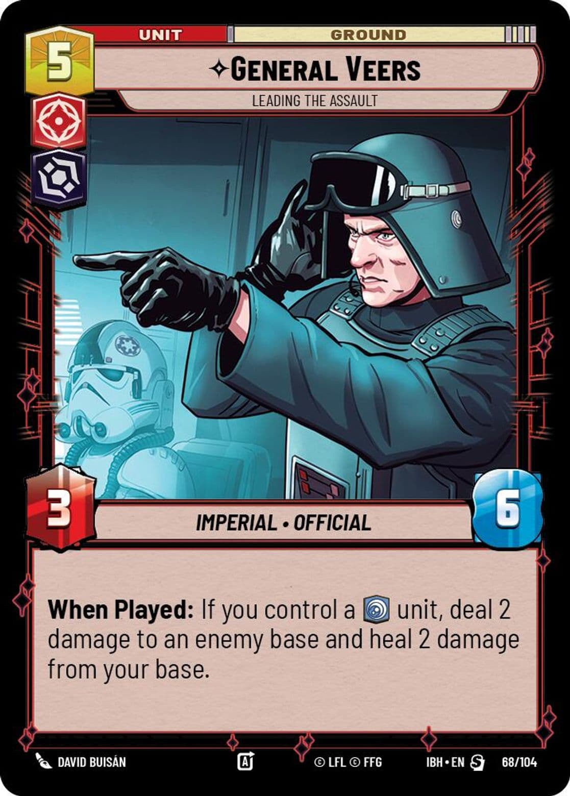 General Veers - Leading the Assault