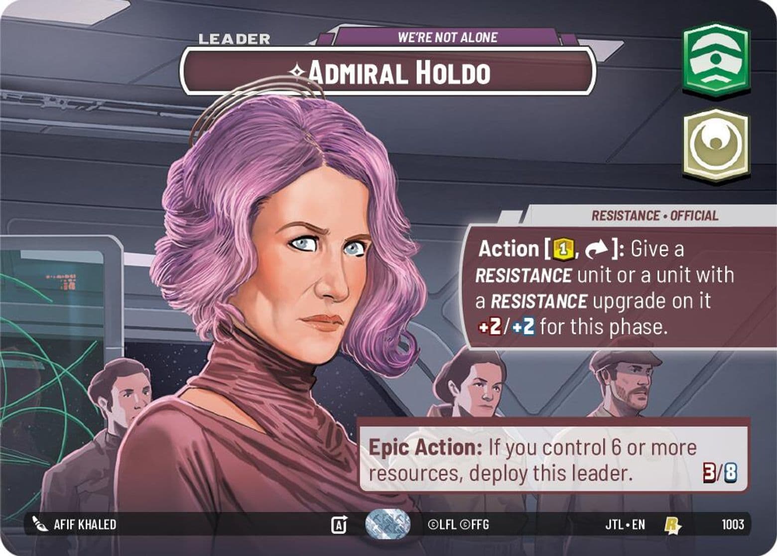 Admiral Holdo - We're Not Alone