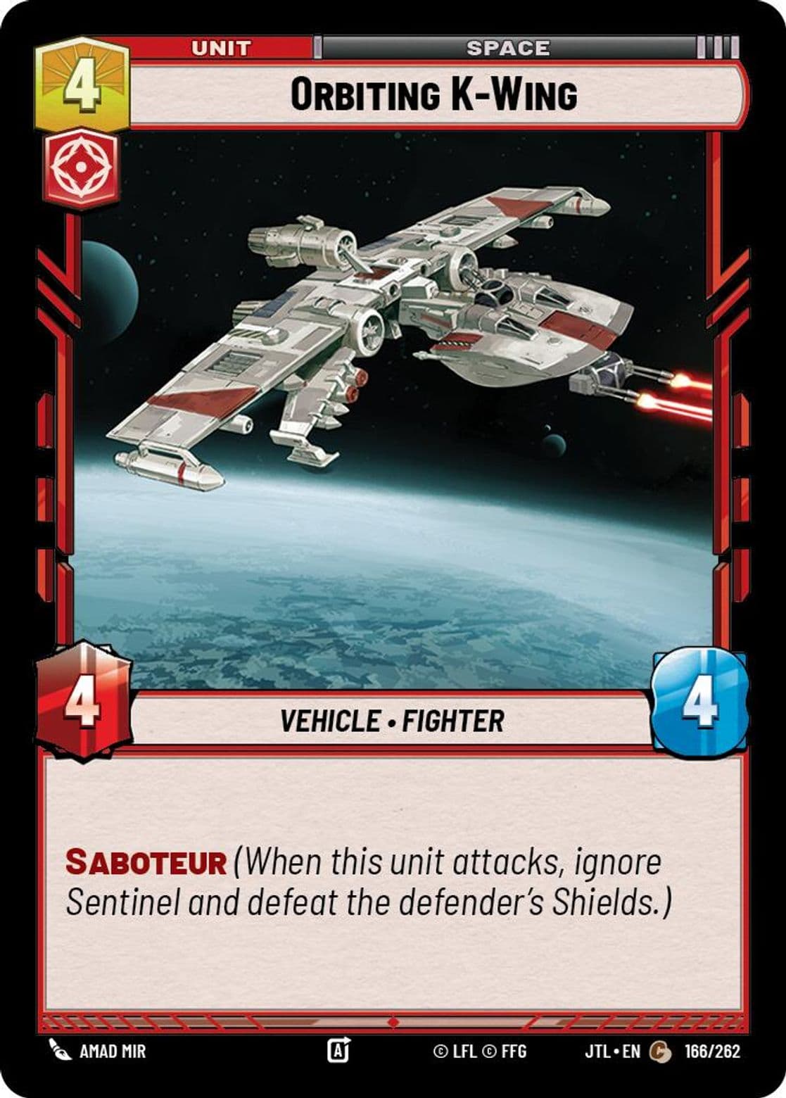 Orbiting K-Wing