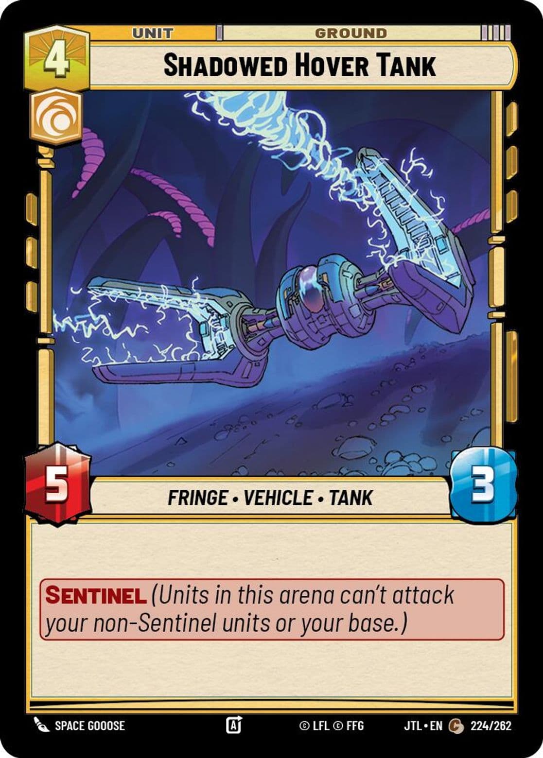Shadowed Hover Tank