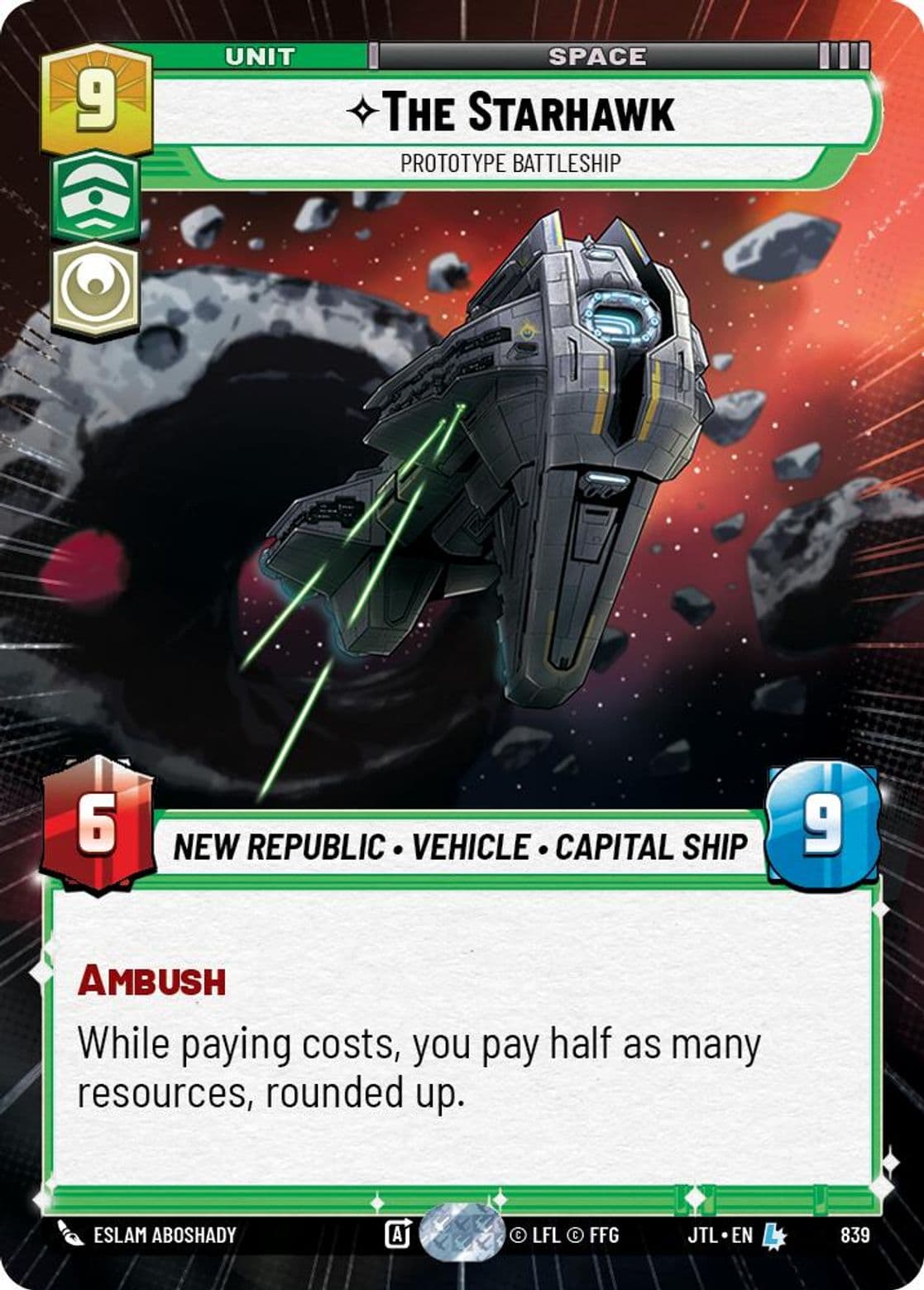 The Starhawk - Prototype Battleship
