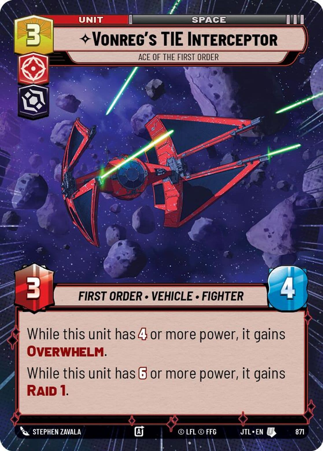 Vonreg's TIE Interceptor - Ace of the First Order