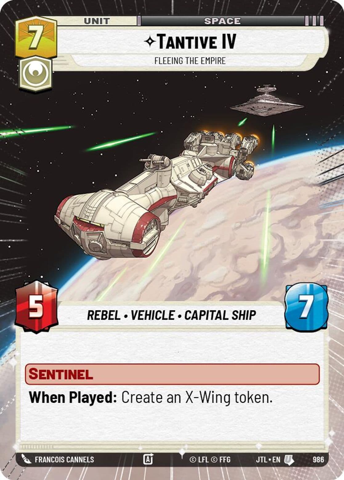 Tantive IV - Fleeing the Empire