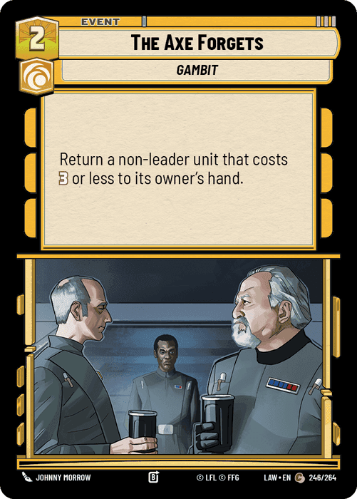 The Axe Forgets