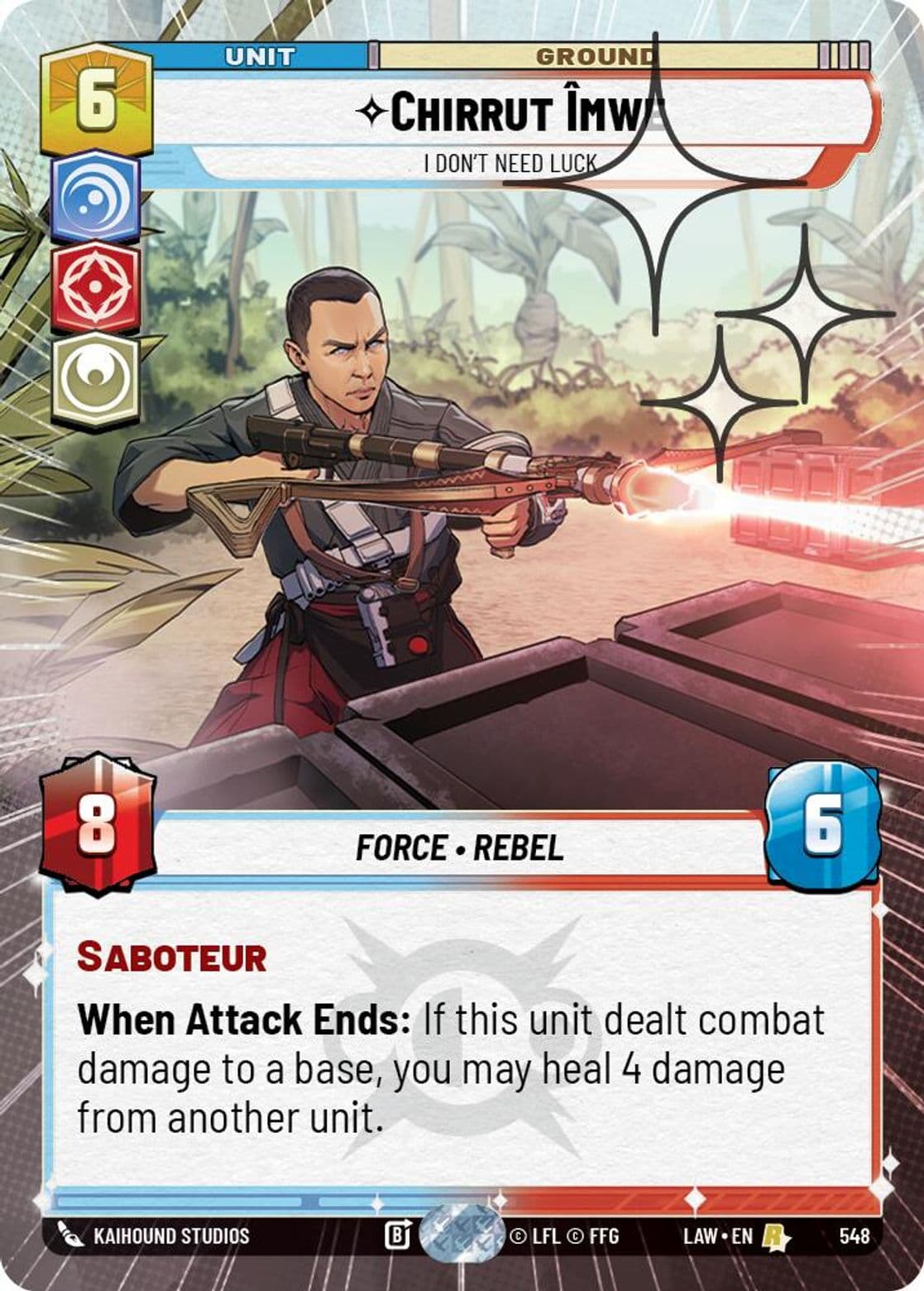 Chirrut Îmwe - I Don't Need Luck