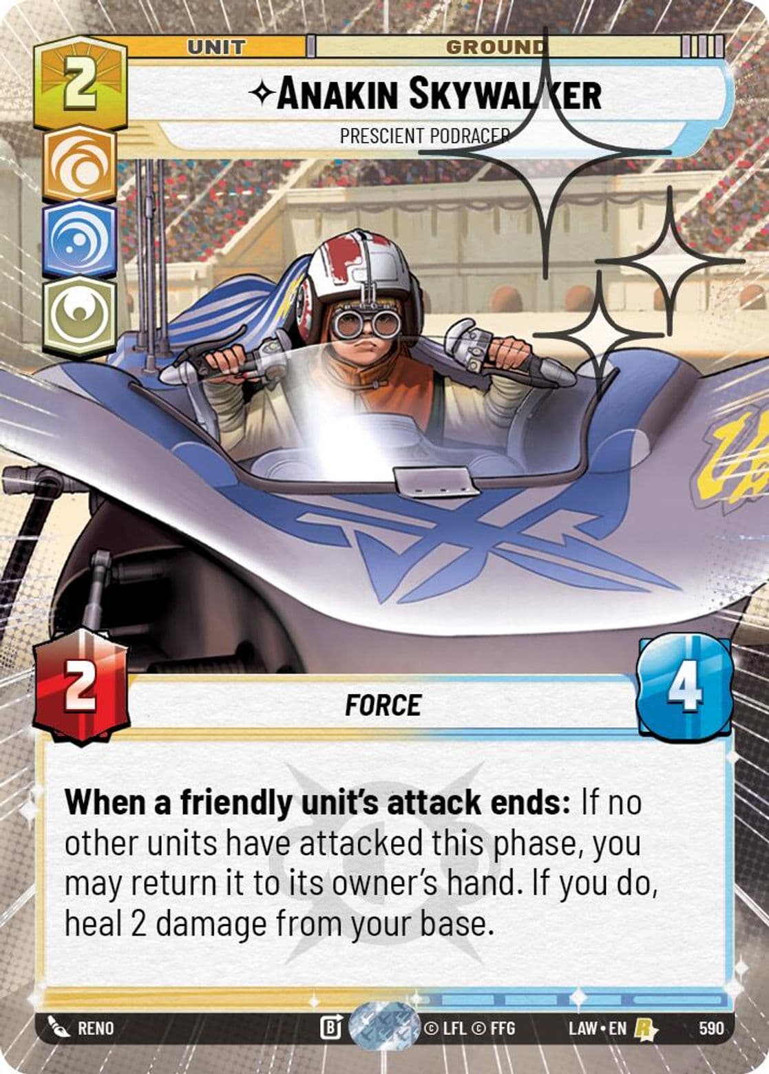 Anakin Skywalker - Prescient Podracer