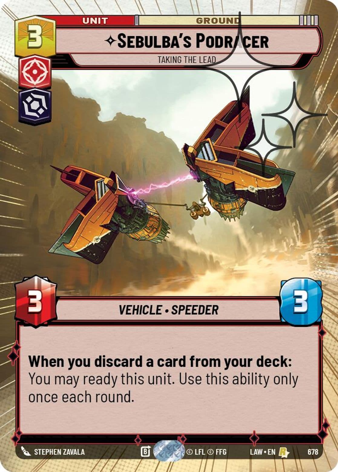 Sebulba's Podracer - Taking the Lead