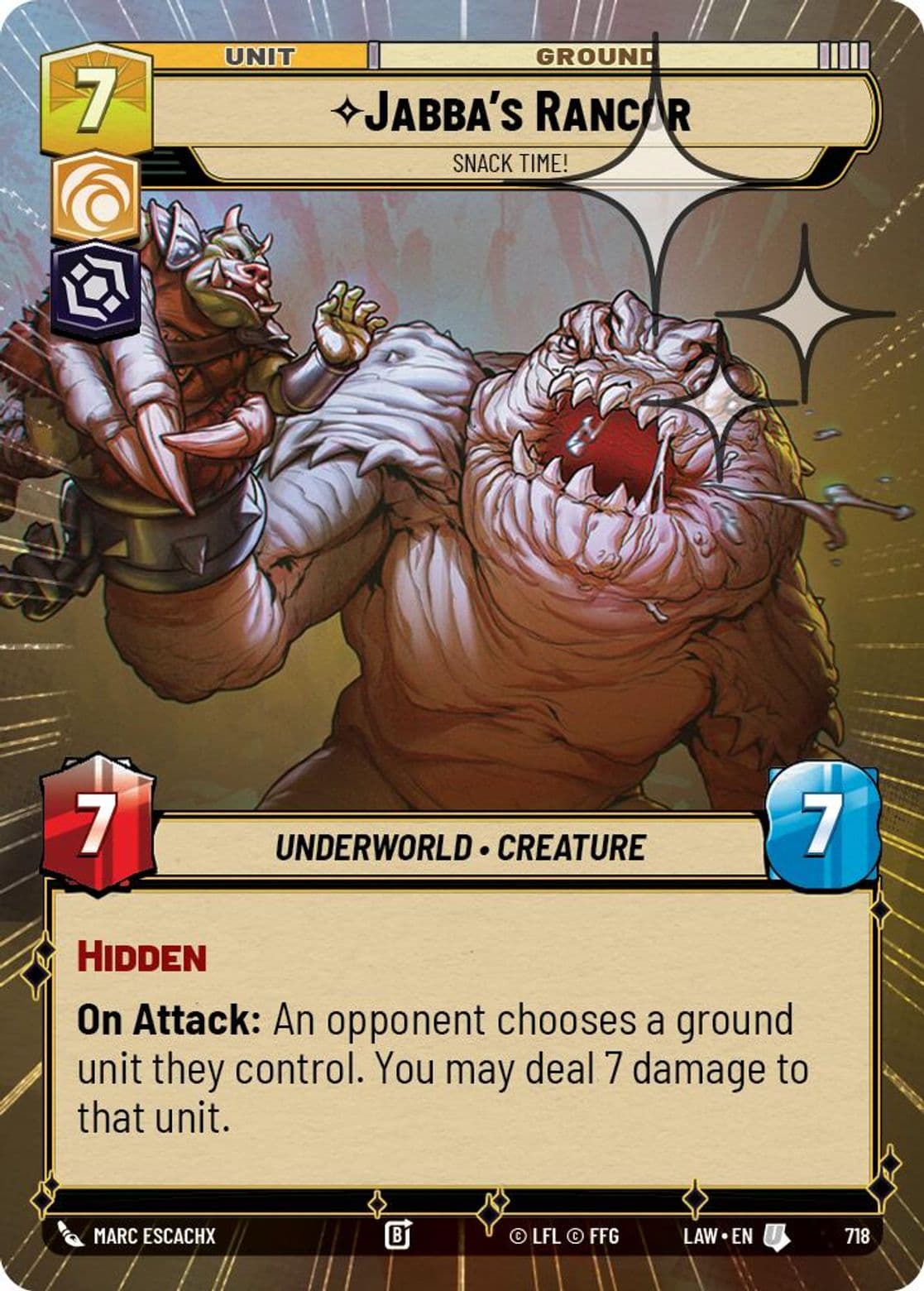 Jabba's Rancor - Snack Time!