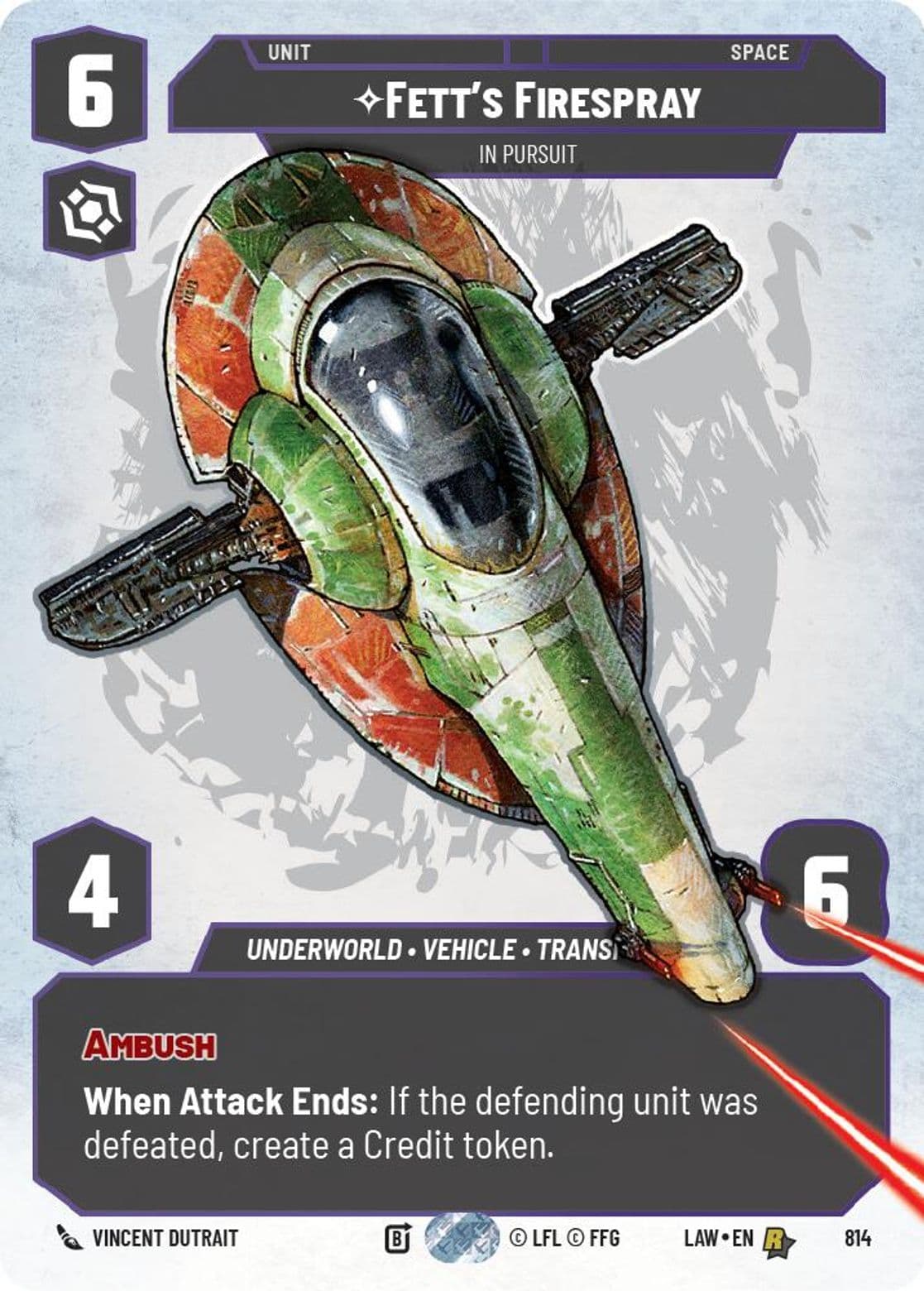 Fett's FIrespray - In Pursuit