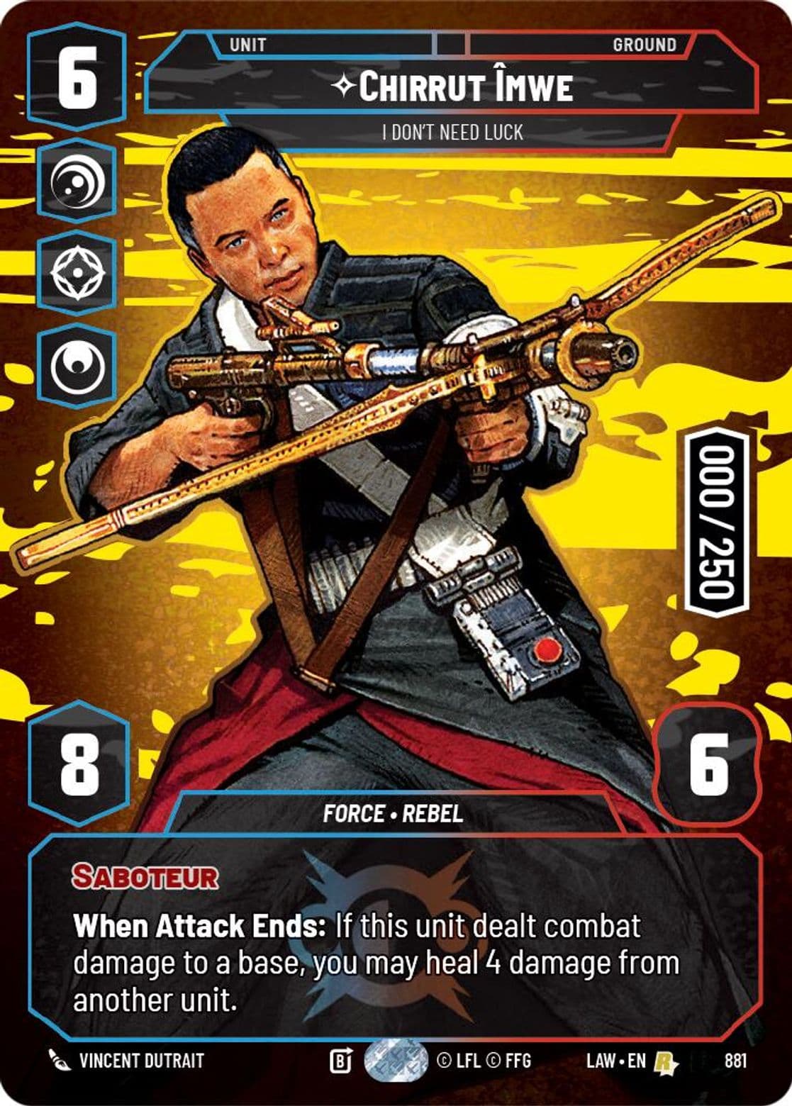 Chirrut Îmwe - I Don't Need Luck