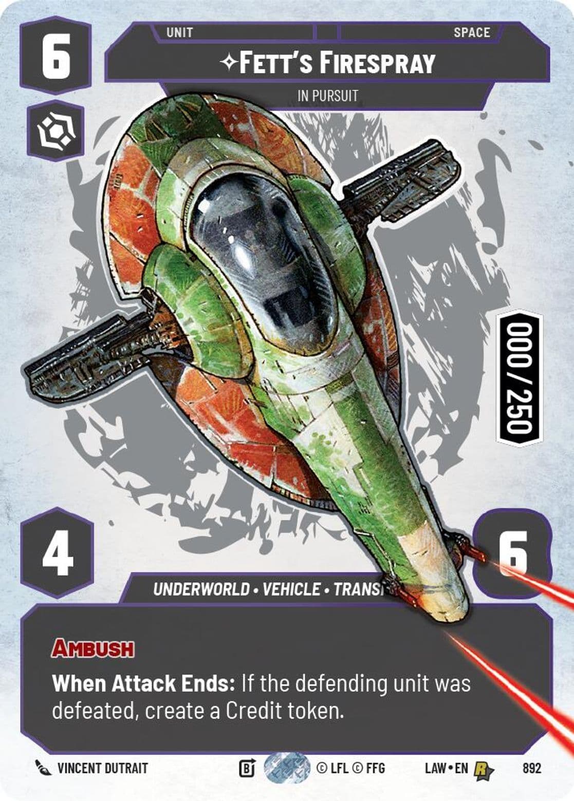 Fett's FIrespray - In Pursuit