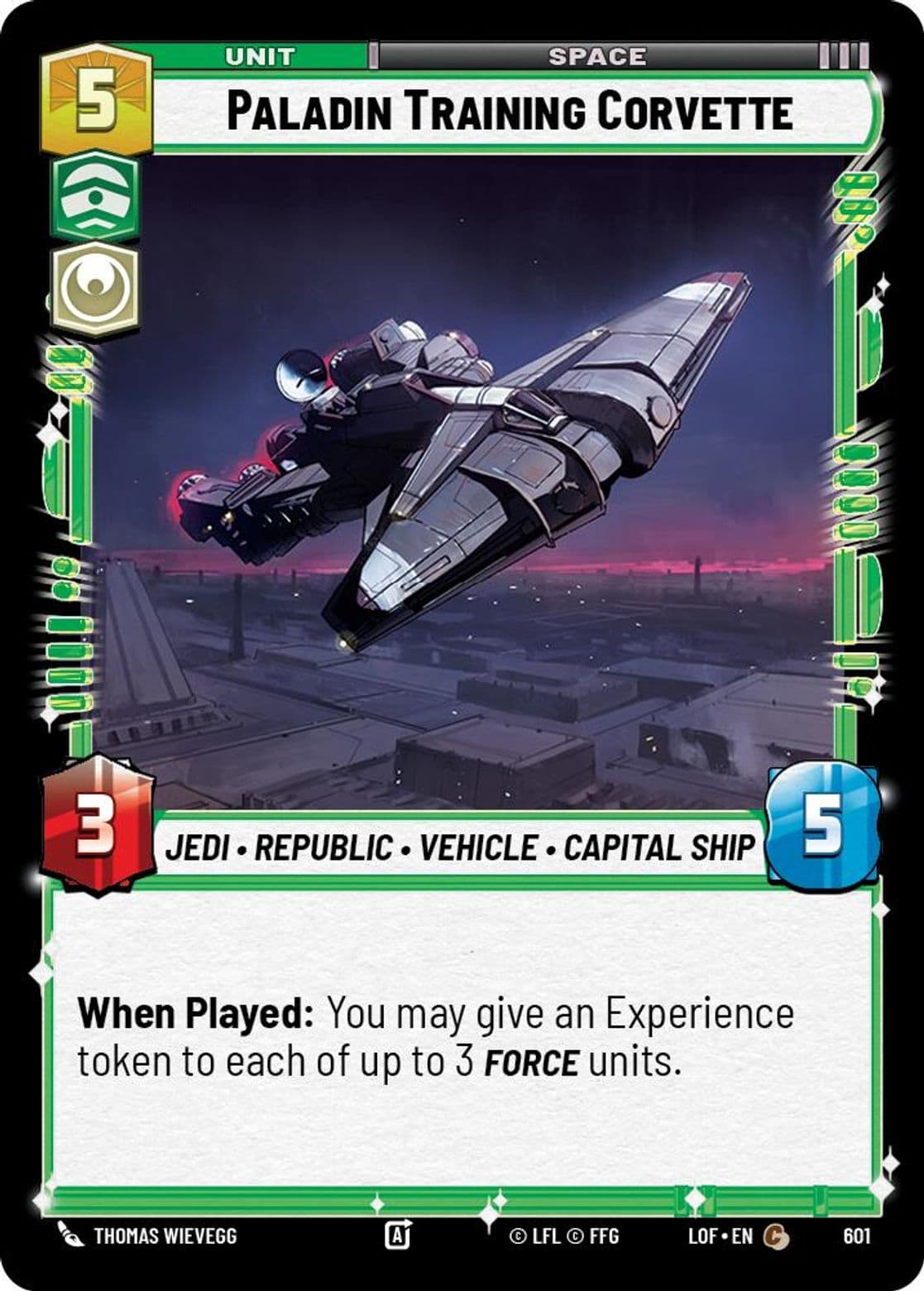 Paladin Training Corvette